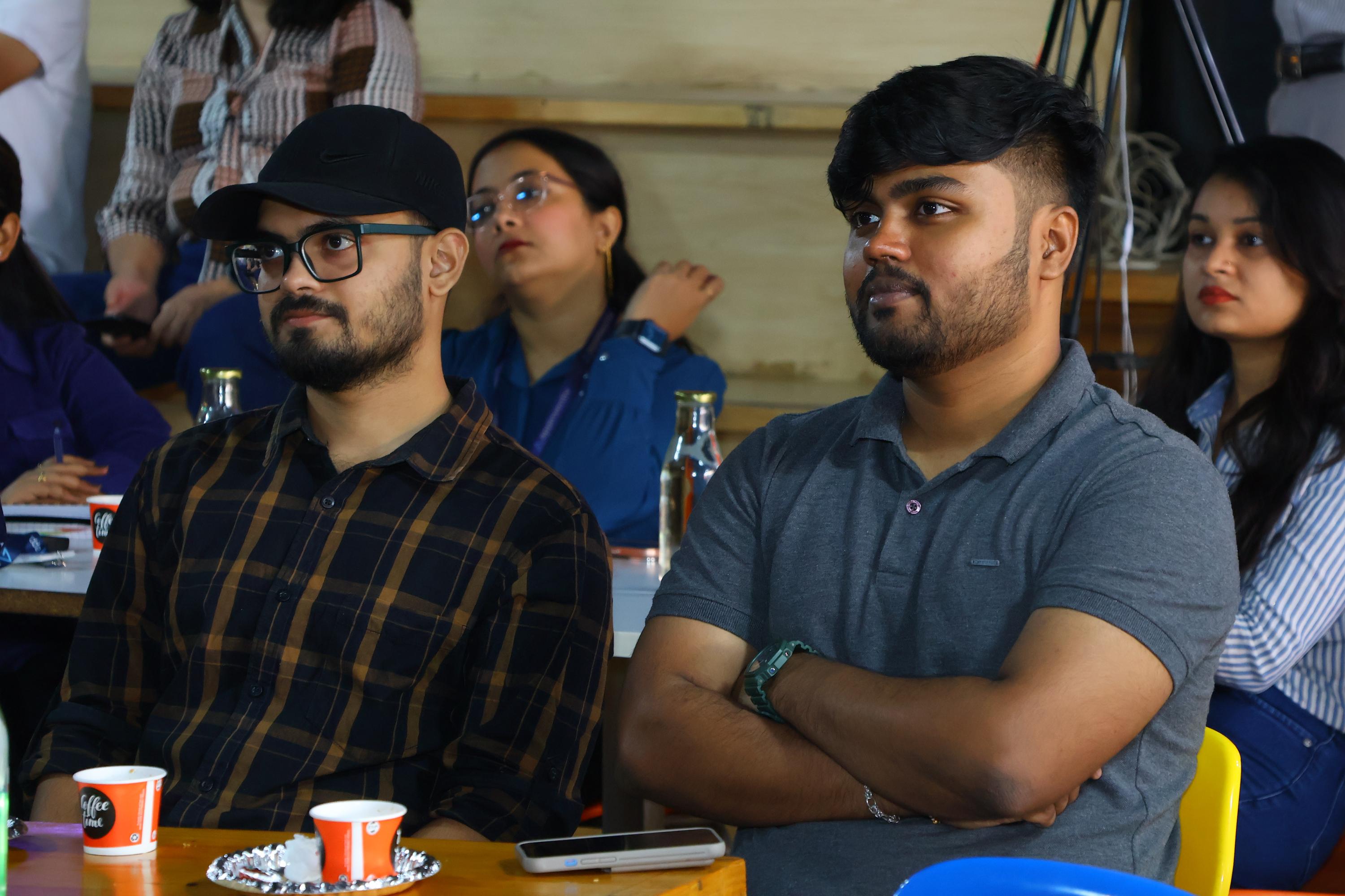 Sanjit presenting Team Nova story